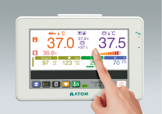 The oxygen controller sets the concentration level of oxygen.The oxygen controller automatically controls the necessary oxygen flow rate to maintain the set concentration of oxygen.